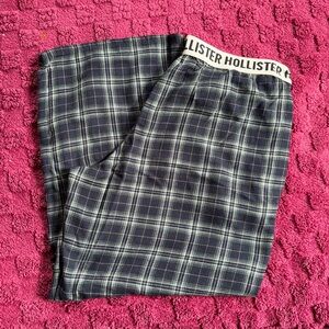Men’s Hollister Green and Blue Plaid Sleep Pant Size XL